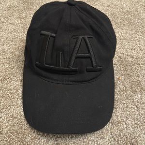 Black LA Logo Hat